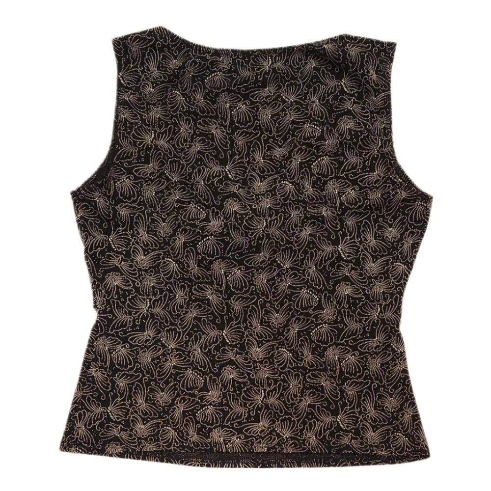 Vintage Y2K Diffusion D Sleeveless V-neck Top Size XS| Butterfly Print # 4D0S72 - Picture 4 of 9